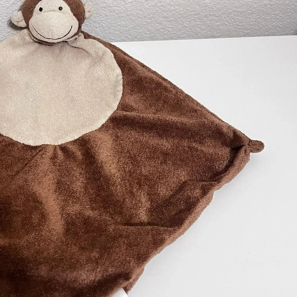 Angel Dear Brown Monkey Security Blanket Lovey Lovie Blankie Plush